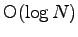 $\mbox{O}(\log N)$