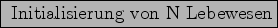 \framebox{ Initialisierung von N Lebewesen}