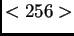$<256>$
